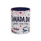 Canada Day Coffee Mug | Canadian Pride Gift | Accent Color Ceramic 11oz 15oz