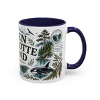 Queen Charlotte Sound Coffee Mug | Travel Destination Souvenir Gift | Accent Color Ceramic 11oz 15oz