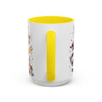 Super Teacher Coffee Mug | All Heroes Wear Capes Teacher Gift | Accent Color Ceramic 11oz 15oz