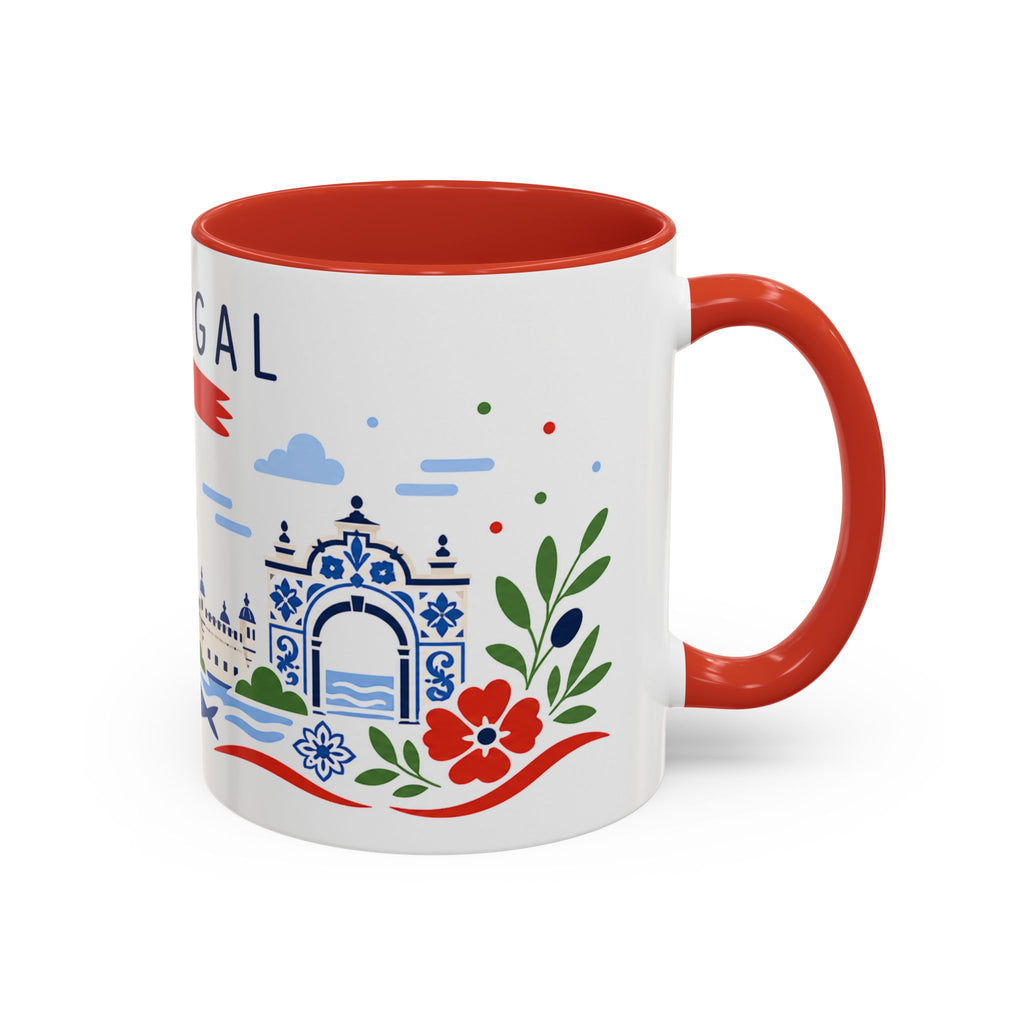 Portugal Coffee Mug | Travel Souvenir Accent Mug | Country Gift Ceramic Cup 11oz 15oz