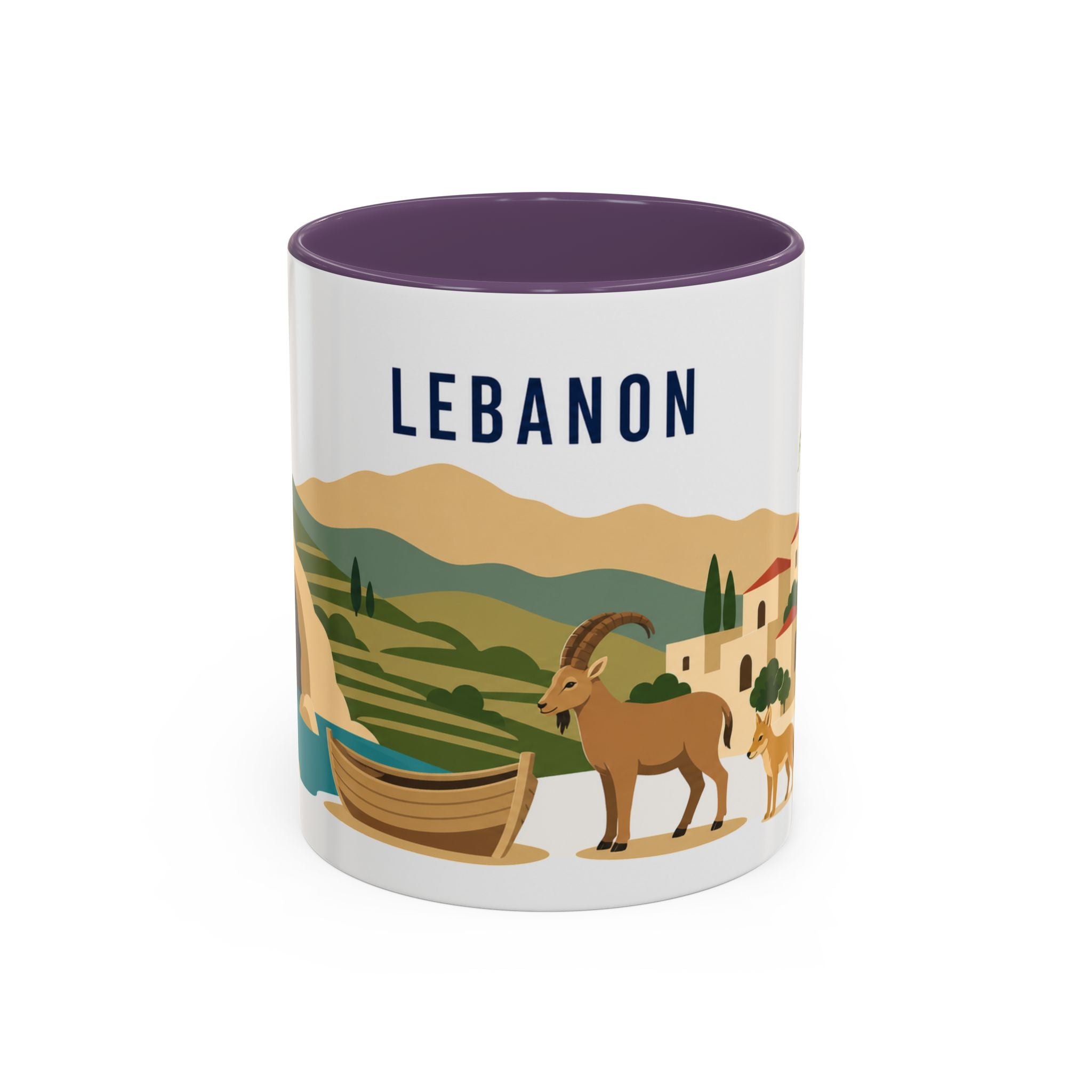 Lebanon Coffee Mug | Travel Souvenir Accent Mug | Country Gift Ceramic Cup 11oz 15oz