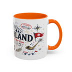 Switzerland Coffee Mug | World Cup Soccer Fan Gift | Accent Color Ceramic 11oz 15oz