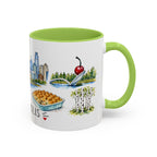Minneapolis Illustrated Travel Mug | City Souvenir Accent Coffee Mug | 11oz 15oz Ceramic Cup