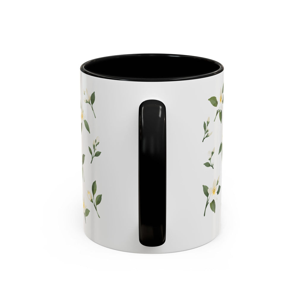 Florida Orange blossom Mug, State Flower Floral Coffee Cup, 11oz Botanical Gift