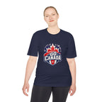 Go Canada Soccer T Shirt, Moisture Wicking Fan Tee
