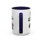 Detroit Illustrated Travel Mug | City Souvenir Accent Coffee Mug | 11oz 15oz Ceramic Cup