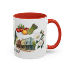 Sacramento Illustrated Travel Mug | City Souvenir Accent Coffee Mug | 11oz 15oz Ceramic Cup