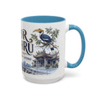 Johor Bahru Coffee Mug | Malaysia Travel Souvenir | Vintage Illustrated City Gift | 11 oz 15 oz Accent Mug