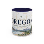 Oregon State Mug | Moving Away, Long Distance Friendship Gift | 11oz 15oz Accent Mug