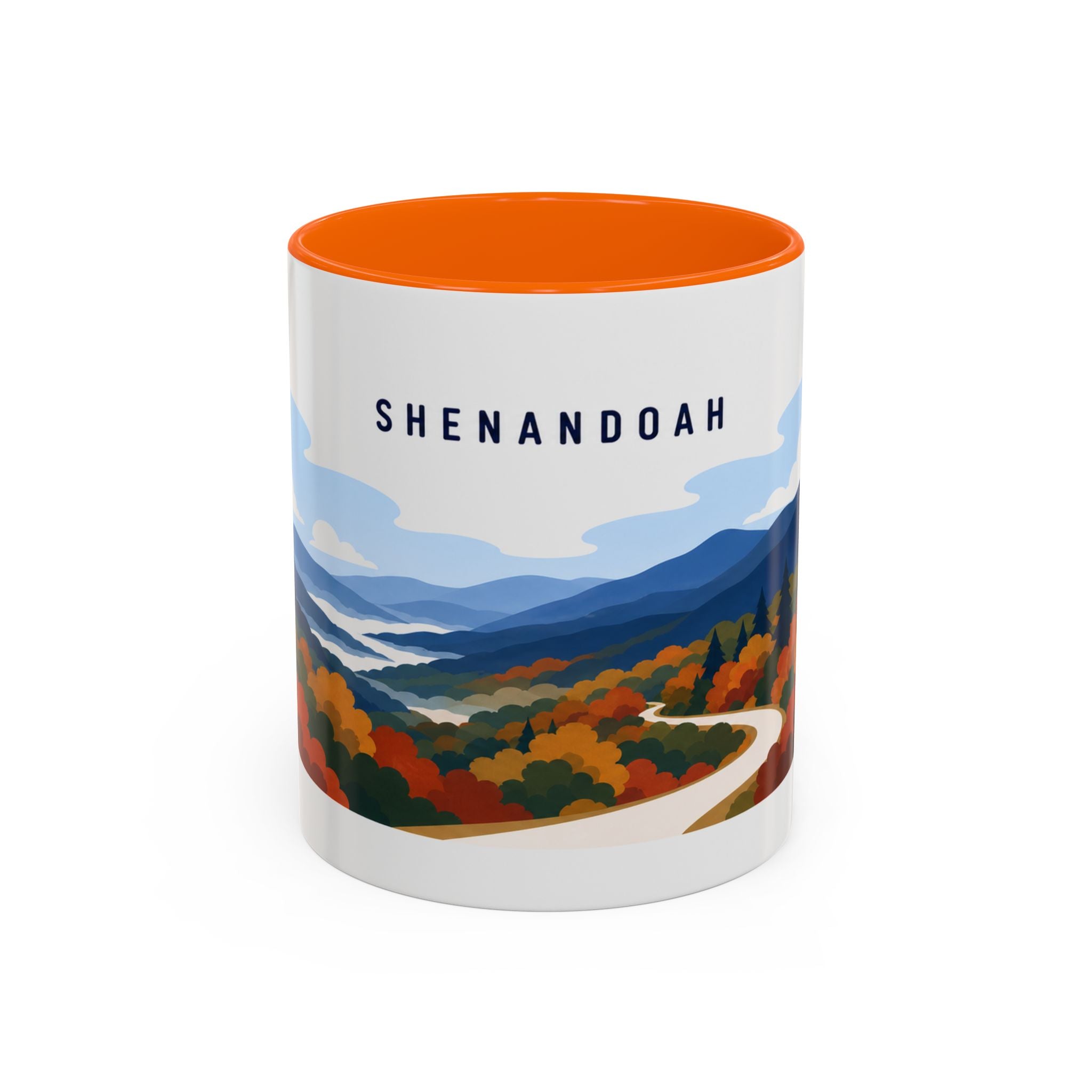 Shenandoah National Park Coffee Mug | Solid Color Block Park Souvenir | 11oz 15oz Accent Mug