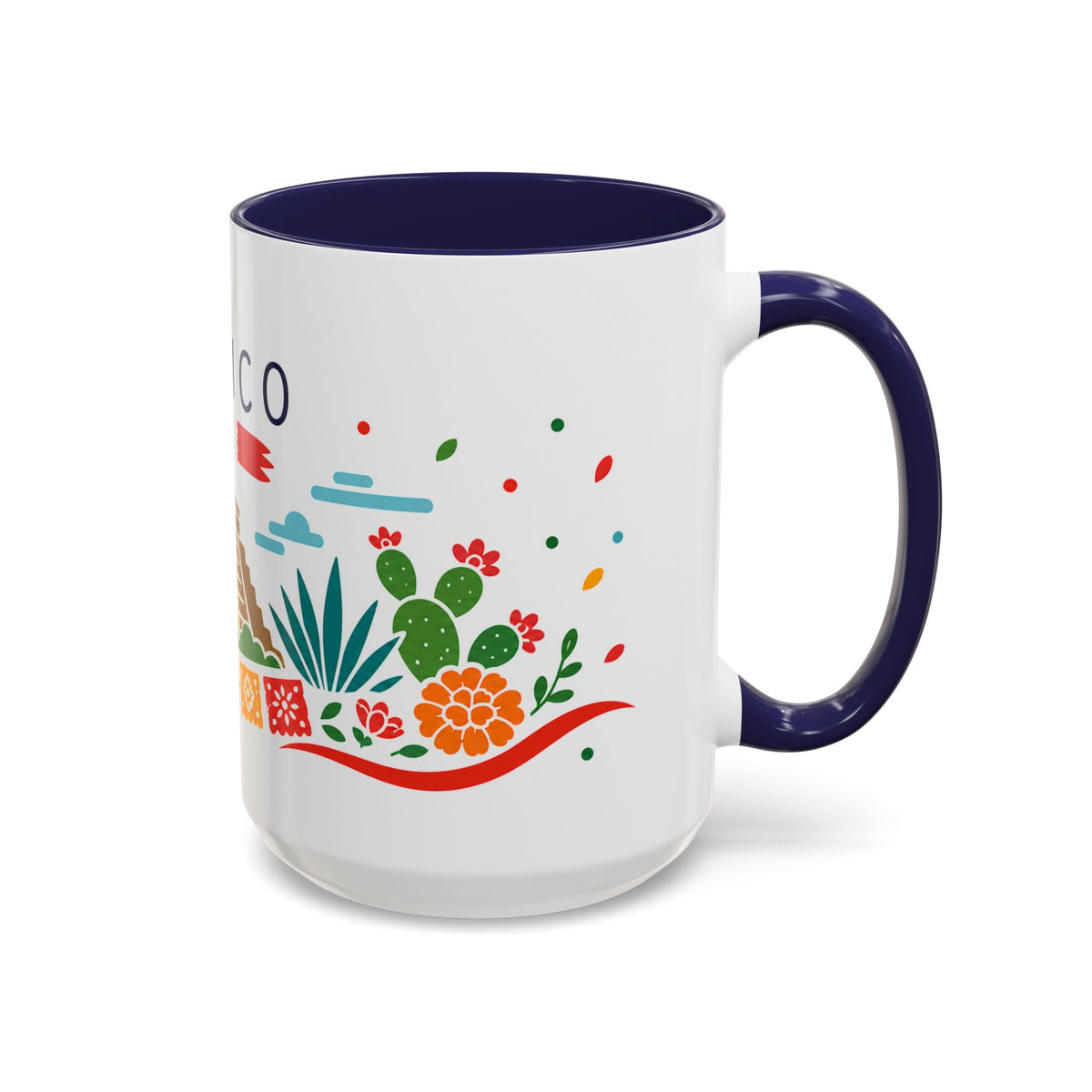 Mexico Coffee Mug | Travel Souvenir Accent Mug | Country Gift Ceramic Cup 11oz 15oz