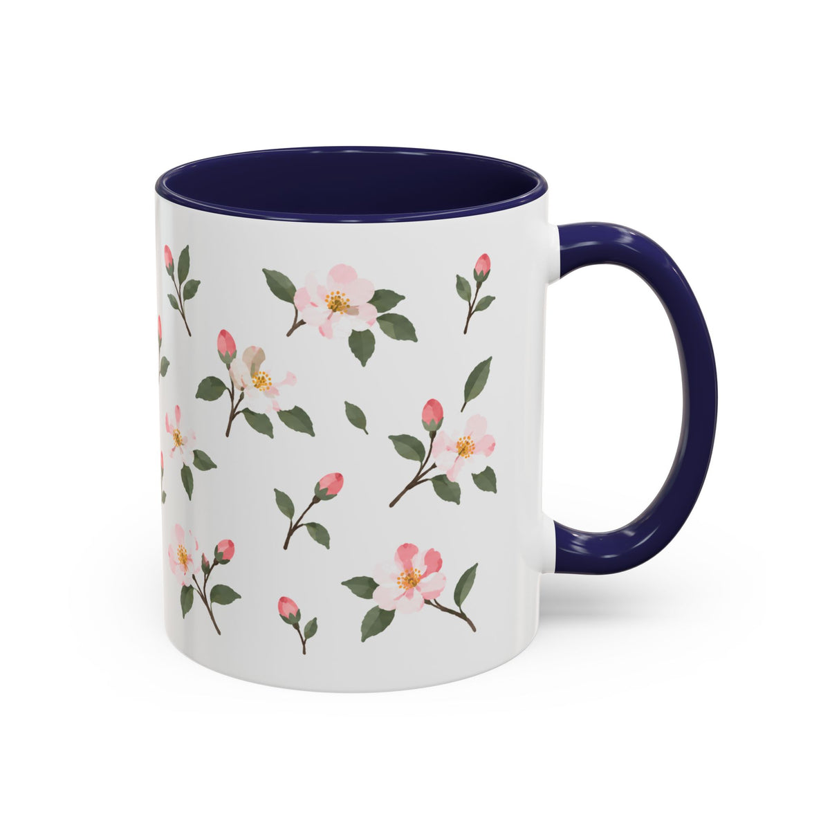 Arkansas Apple Blossom Mug, State Flower Floral Coffee Cup, 11oz Botanical Gift