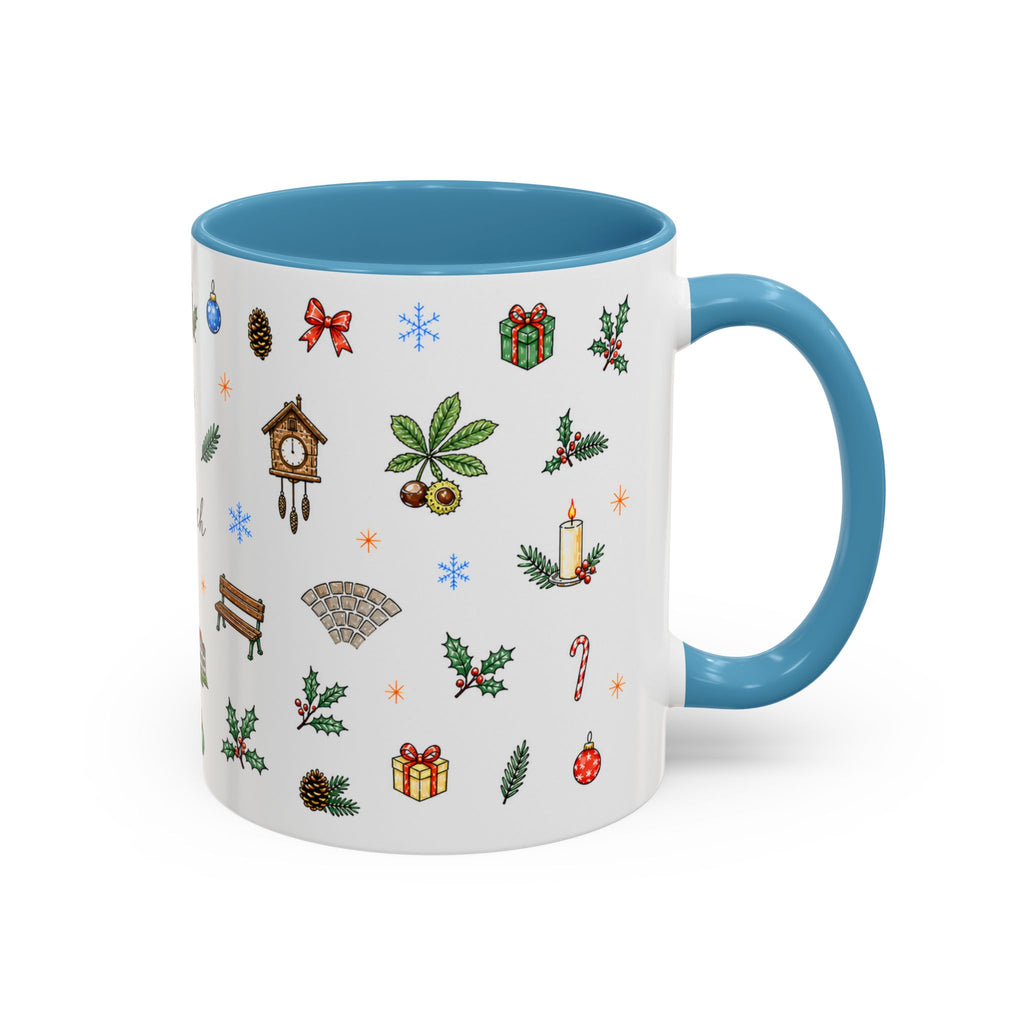 Munich Christmas Mug | Watercolor City Souvenir, Travel Gift (11oz/15oz)