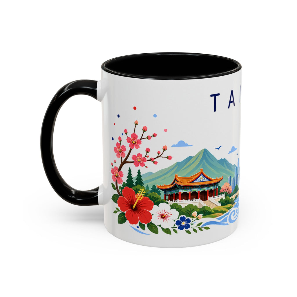Taiwan Coffee Mug | Travel Souvenir Accent Mug | Place Gift Ceramic Cup 11oz 15oz