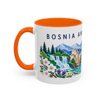 Bosnia and Herzegovina Coffee Mug | Travel Souvenir Accent Mug | Country Gift Ceramic Cup 11oz 15oz