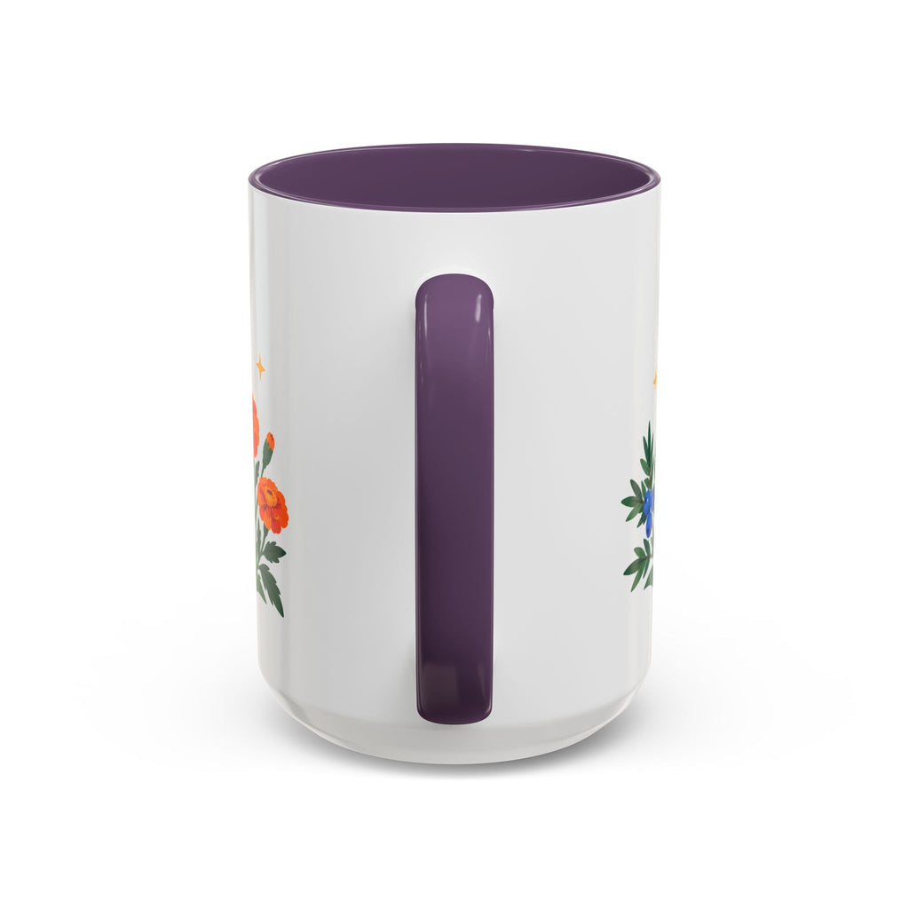 Sagittarius Zodiac Coffee Mug | Bow and Arrow Design | Astrology Birthday Gift | 11 oz 15 oz Ceramic Accent Mug
