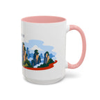 Zhangjiajie Coffee Mug | Travel Destination Souvenir Gift | Accent Color Ceramic 11oz 15oz
