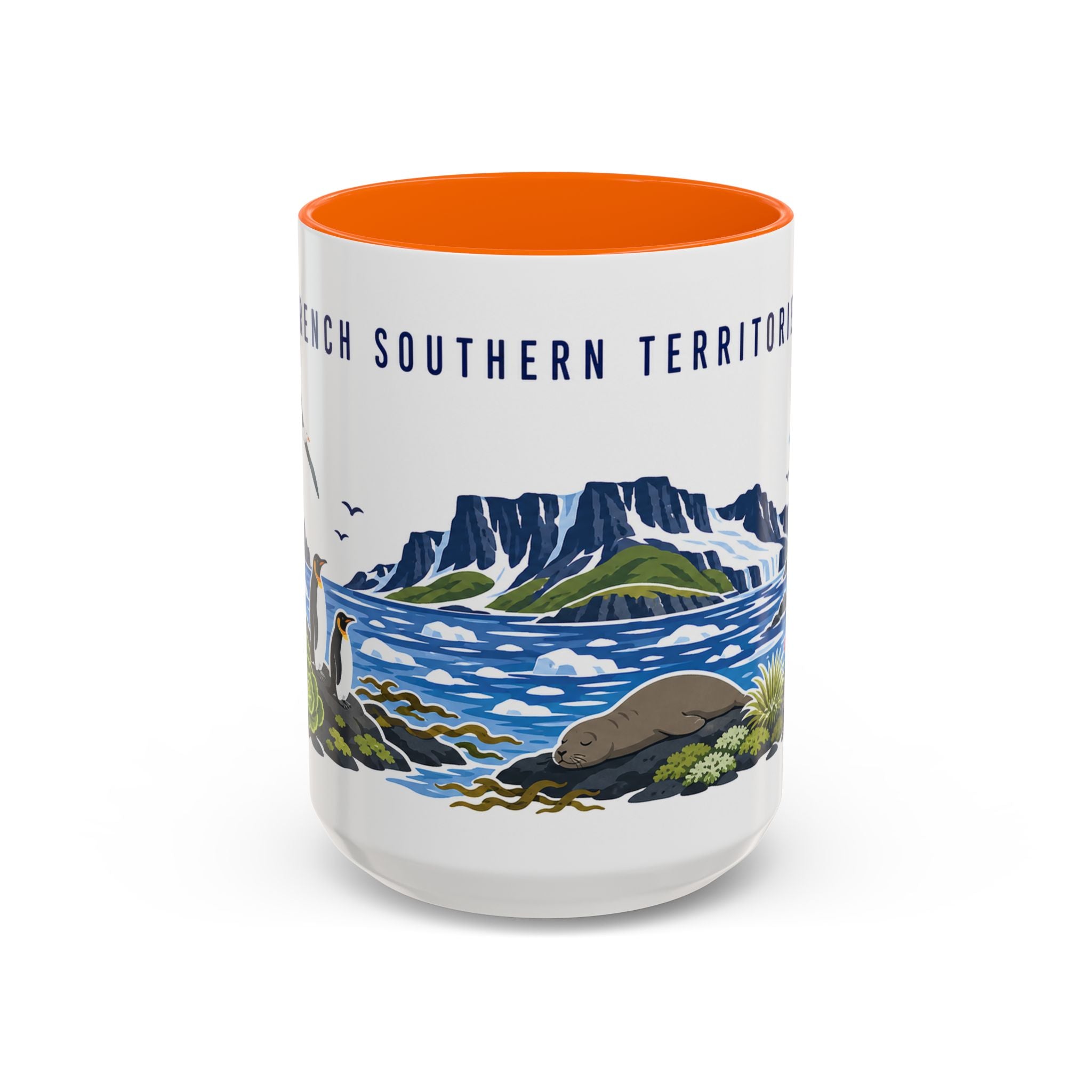 French Southern Territories Coffee Mug | Travel Souvenir Accent Mug | Country Gift Ceramic Cup 11oz 15oz