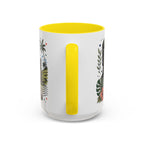 Easter Island Coffee Mug | Travel Destination Souvenir Gift | Accent Color Ceramic 11oz 15oz