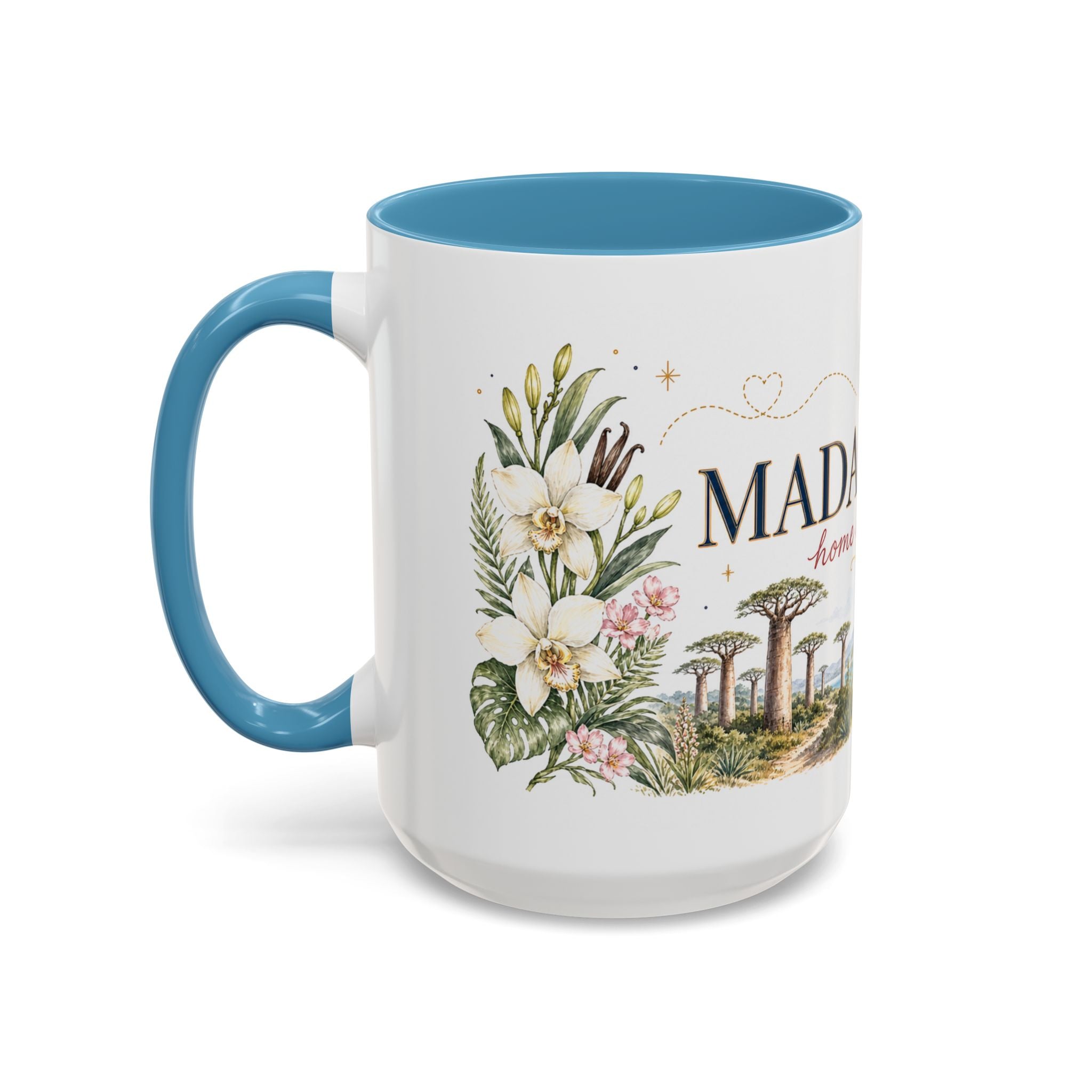 Madagascar Home Country Mug | Moving Away Gift | Long Distance Friendship | 11 oz 15 oz Accent Mug
