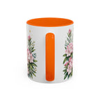 West Virginia State Map Mug | Appalachian Bridge, Rhododendron Accent Coffee Cup