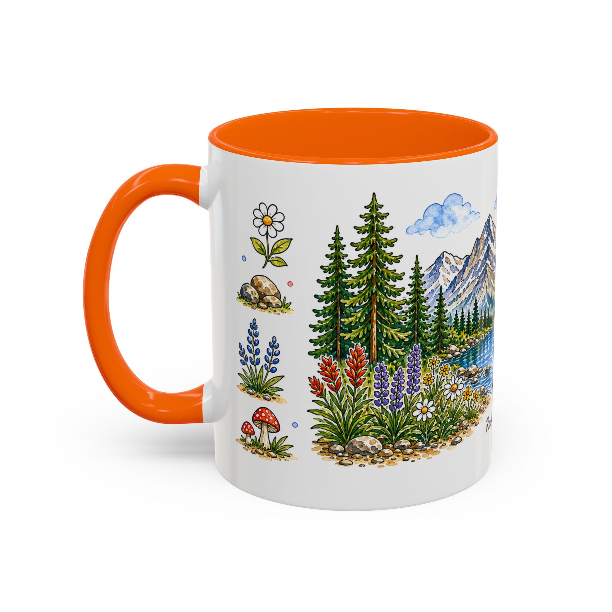 Rocky Mountain National Park Mug | US Travel Souvenir Accent Coffee Mug | 11oz 15oz Ceramic Cup