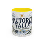 Victoria Falls Coffee Mug | Travel Destination Souvenir Gift | Accent Color Ceramic 11oz 15oz