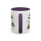 Joshua Tree Coffee Mug | National Park Desert Camping Gift | Accent Color Ceramic 11oz 15oz