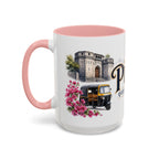 Pune Coffee Mug | India Travel Souvenir | Vintage Illustrated City Gift | 11 oz 15 oz Accent Mug