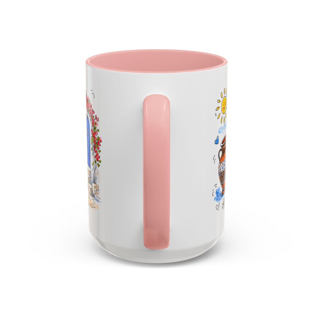 Athens Travel Mug | European City Souvenir Accent Coffee Mug | 11oz 15oz Ceramic Cup