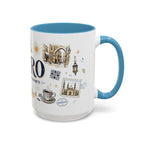 Cairo Coffee Mug | Egypt Souvenir Travel Gift | Accent Color Ceramic 11oz 15oz