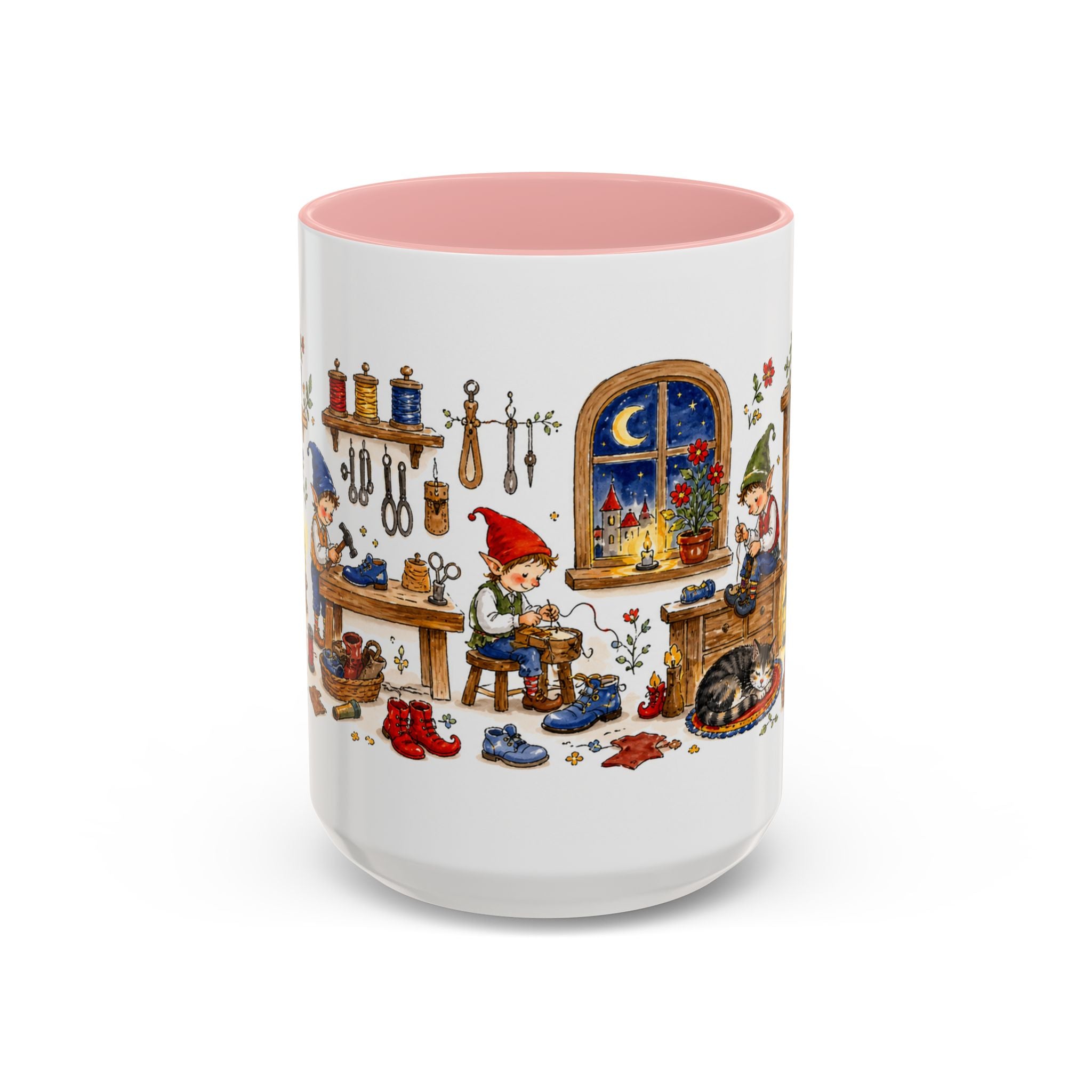 Elves and the Shoemaker Mug | Storybook Accent Coffee Mug | EveryLegend