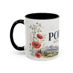 Poland Home Country Mug | Moving Away Gift | Long Distance Friendship | 11 oz 15 oz Accent Mug