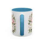 Indiana State Mug | Moving Away, Long Distance Friendship Gift | Botanical Map Accent Cup