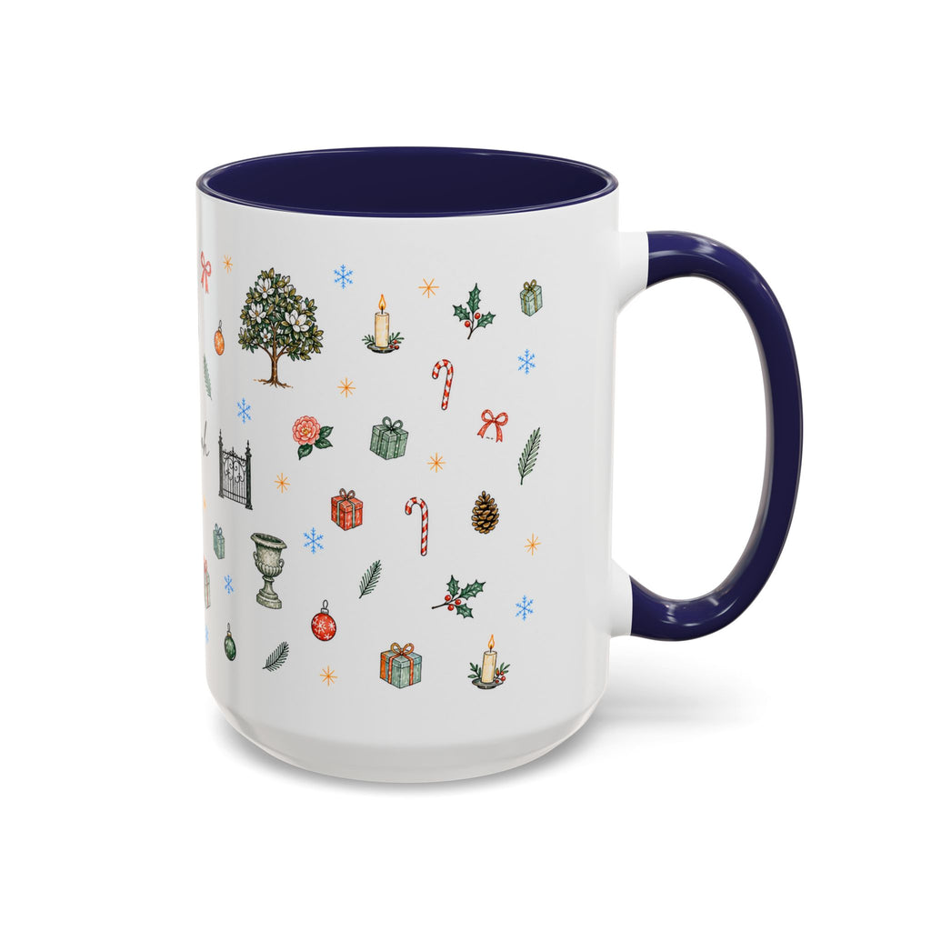 Savannah Christmas Mug | Watercolor City Souvenir, Travel Memories Cup