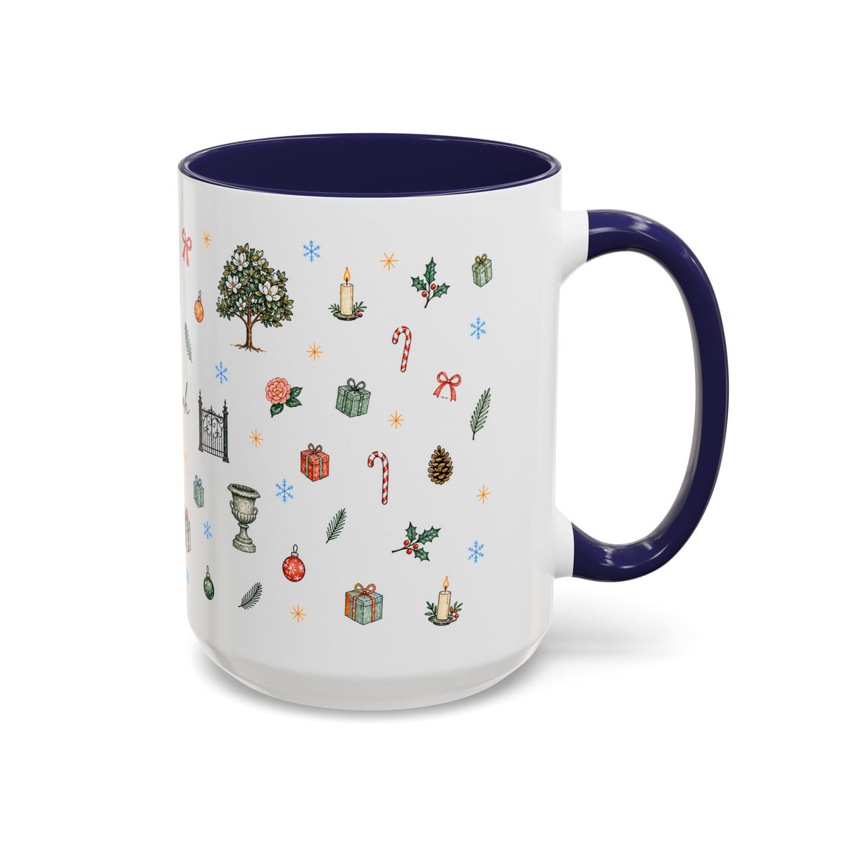 Savannah Christmas Mug | Watercolor City Souvenir, Travel Memories Cup
