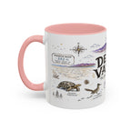 Death Valley National Park Coffee Mug | California Desert Hiking Camping Gift | Accent Color Ceramic 11oz 15oz
