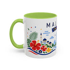 Malaysia Coffee Mug | Travel Souvenir Accent Mug | Country Gift Ceramic Cup 11oz 15oz
