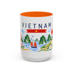 Vietnam Coffee Mug | Travel Souvenir Accent Mug | Country Gift Ceramic Cup 11oz 15oz