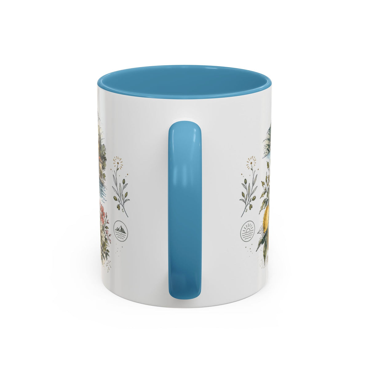 Lake Garda Mug, Italy Travel Souvenir, Bucket List Gift, Accent Ceramic Coffee Mug 11oz 15oz