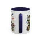 Bhutan Valleys Coffee Mug | Travel Destination Souvenir Gift | Accent Color Ceramic 11oz 15oz
