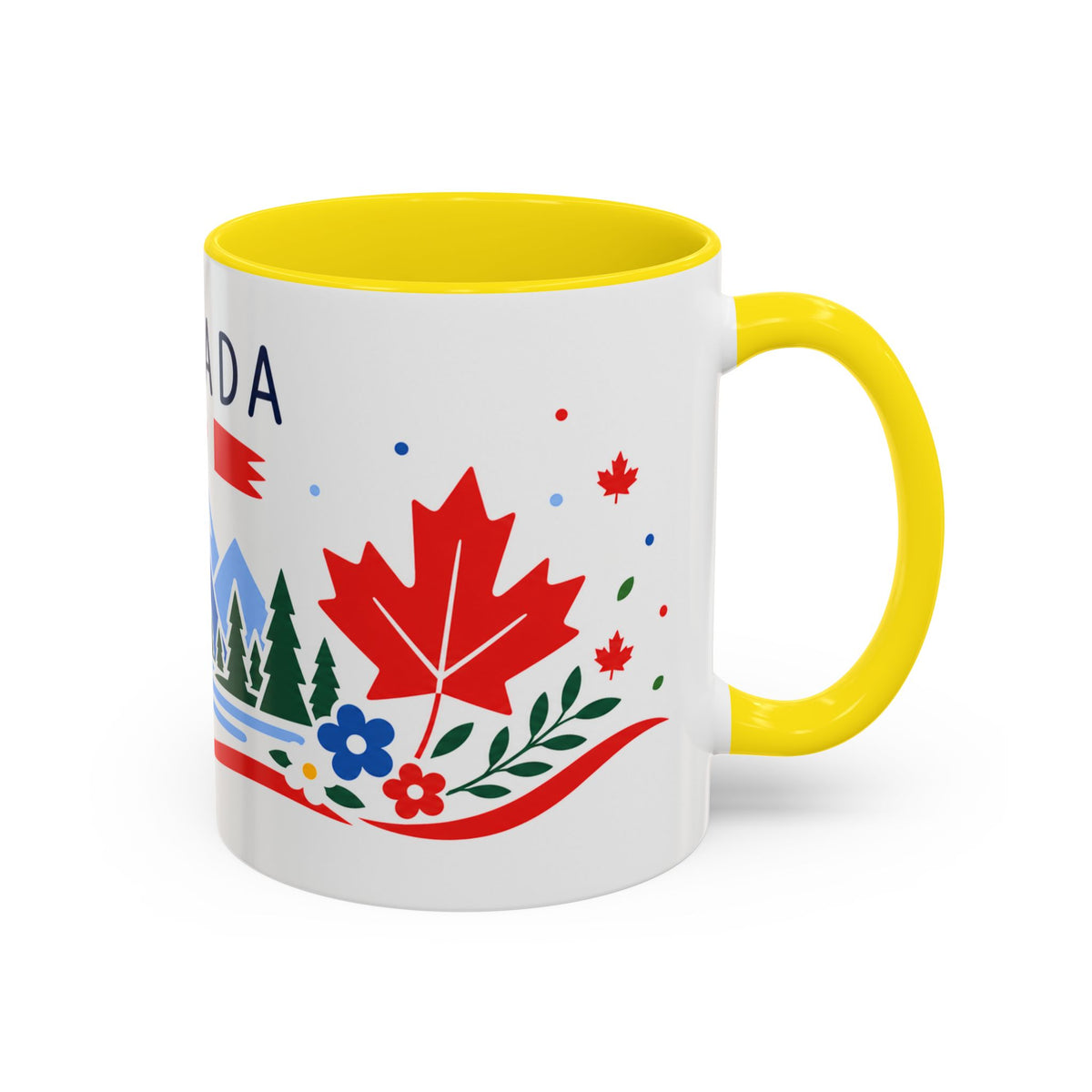 Canada Coffee Mug | Travel Souvenir Accent Mug | Country Gift Ceramic Cup 11oz 15oz