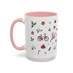 Washington DC Christmas Mug | Watercolor City Souvenir | Ceramic Coffee Cup 11oz 15oz