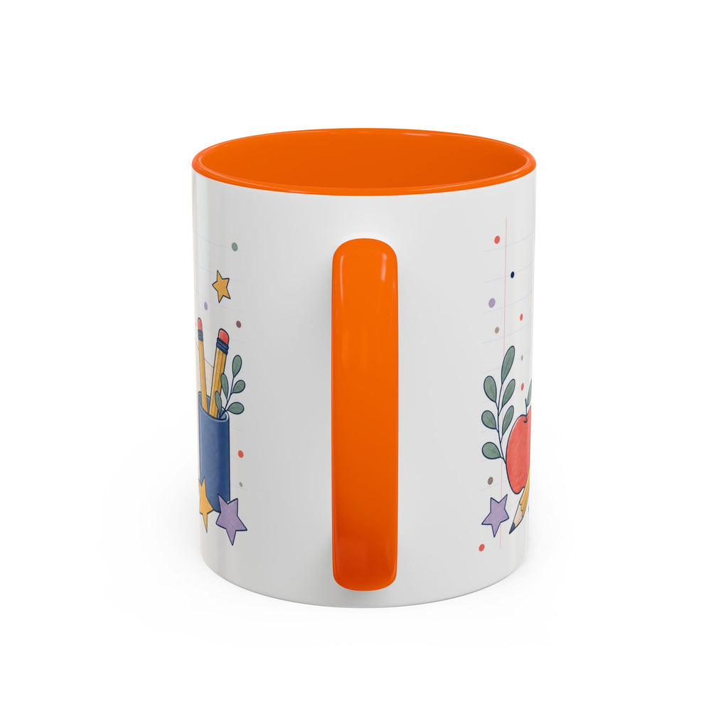 Personalized Teacher Mug | Custom Name Notebook Coffee Cup | Back to School Gift 11oz 15oz