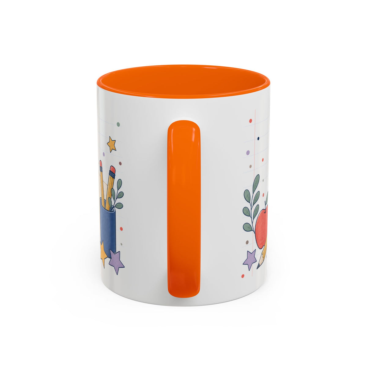 Personalized Teacher Mug | Custom Name Notebook Coffee Cup | Back to School Gift 11oz 15oz