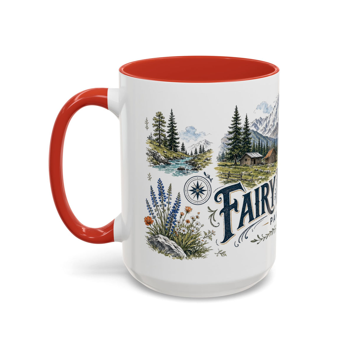 Fairy Meadows Mug, Pakistan Travel Souvenir, Bucket List Gift, Accent Ceramic Coffee Mug 11oz 15oz