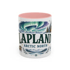 Lapland Coffee Mug | Travel Destination Souvenir Gift | Accent Color Ceramic 11oz 15oz