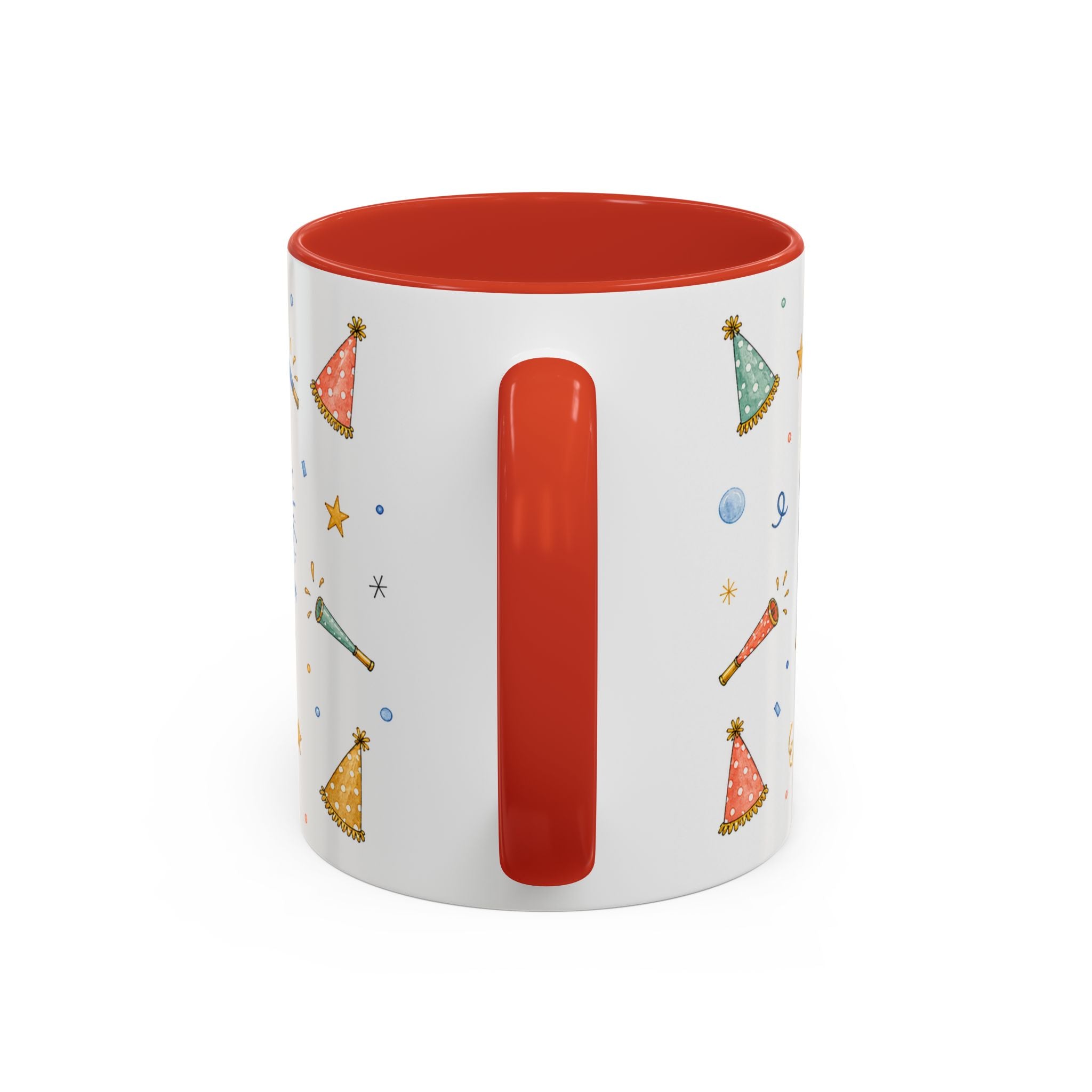 New Year Midnight Mug | Candle Firework Watercolor Party Gift | Accent Cup 11oz 15oz