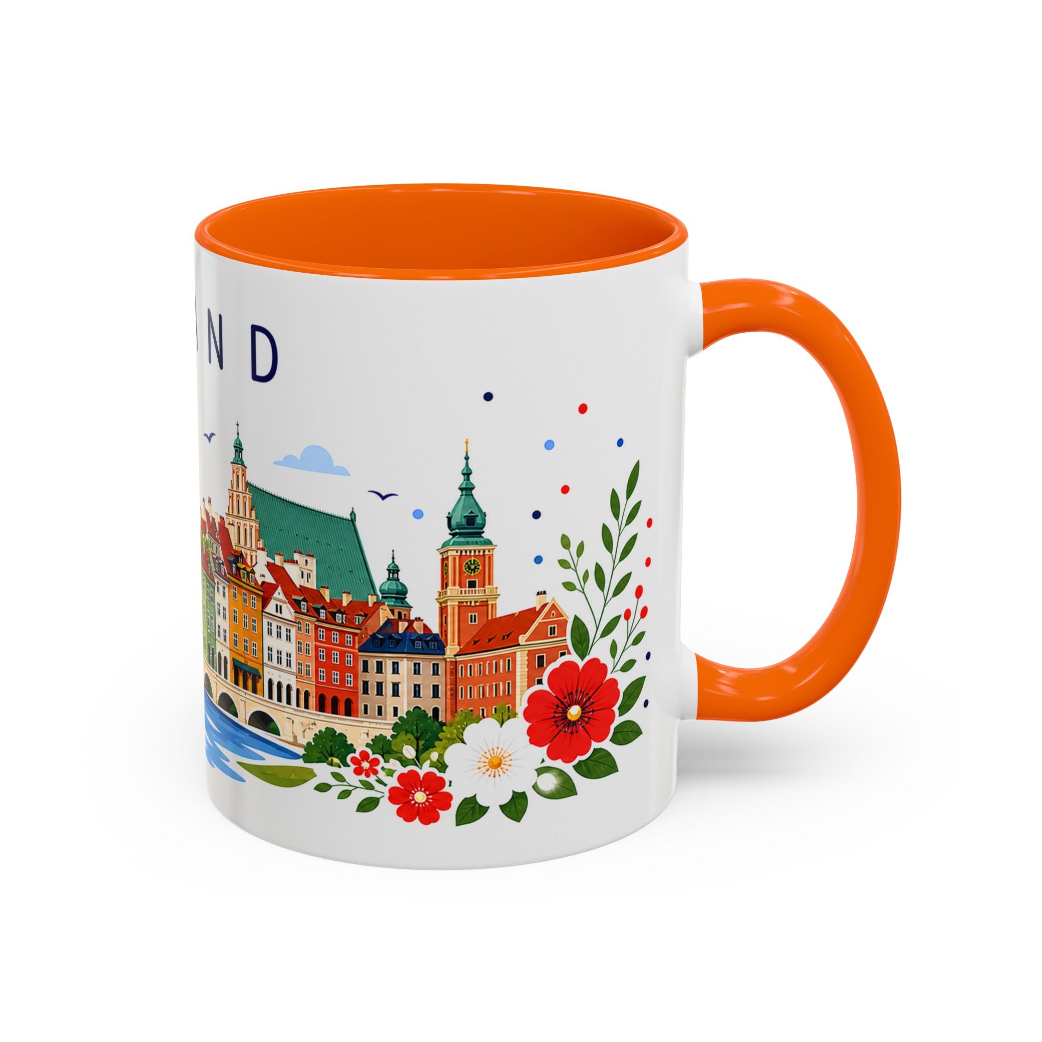 Poland Coffee Mug | Travel Souvenir Accent Mug | Place Gift Ceramic Cup 11oz 15oz