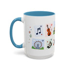 Vienna Coffee Mug | Postage Stamp Collage Mug | Travel Souvenir Accent Cup 11oz 15oz